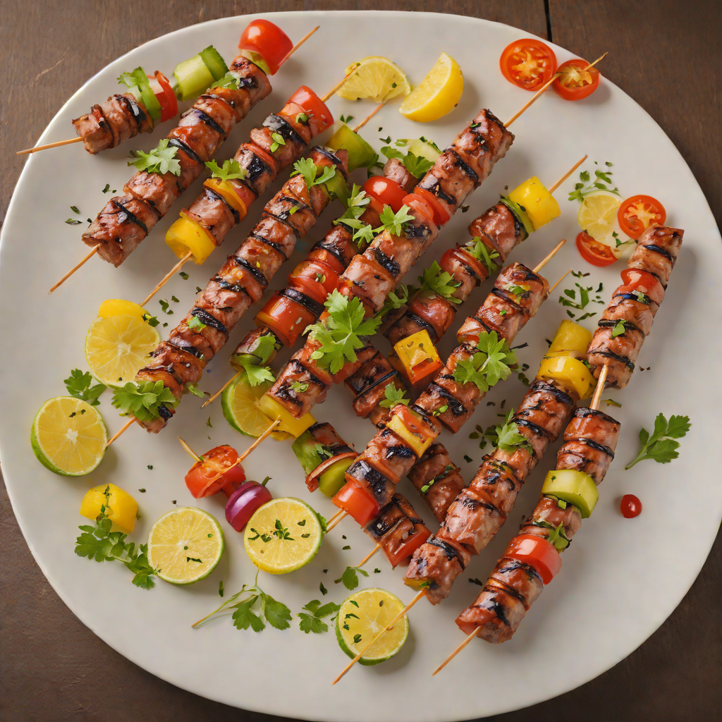 Granbury-Inspired Lakehouse Grilled Sausage Skewers