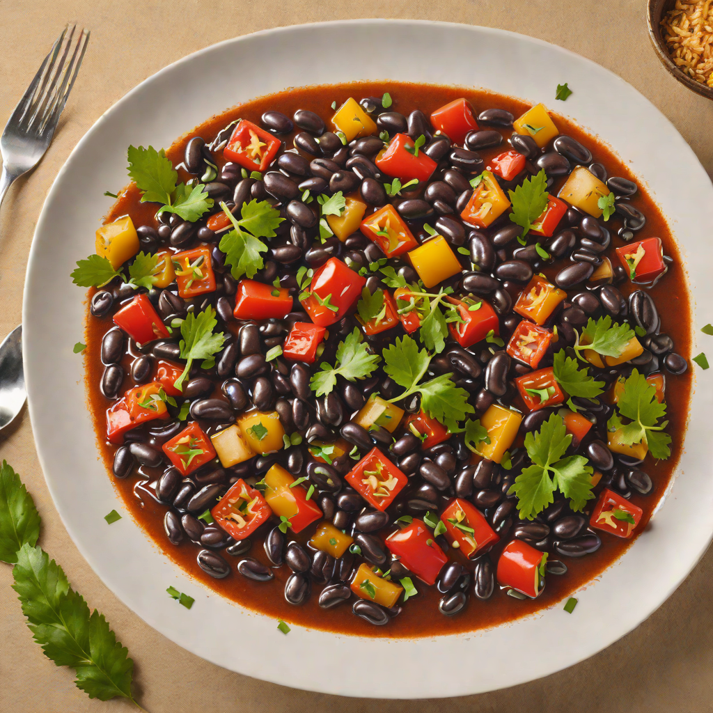 Coconut-Stewed Black Beans with Calabrian Peppers