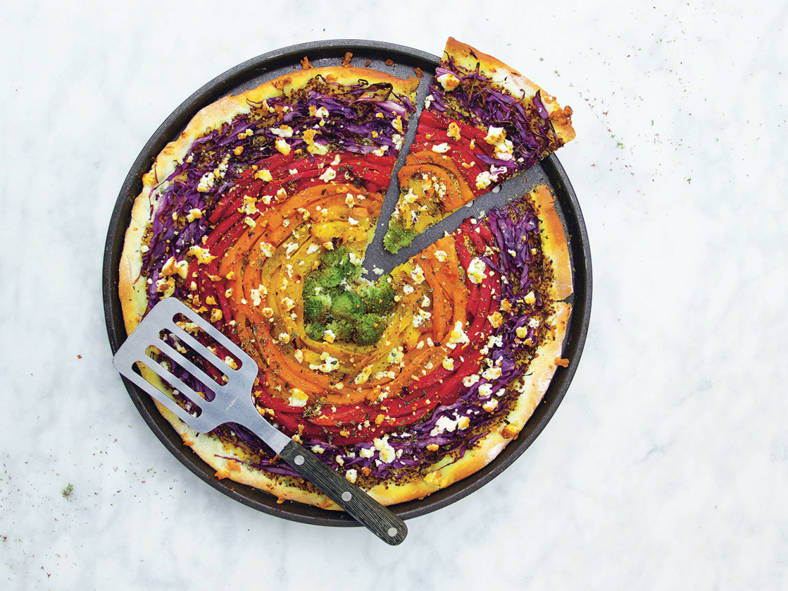 Kid's Rainbow Pizza