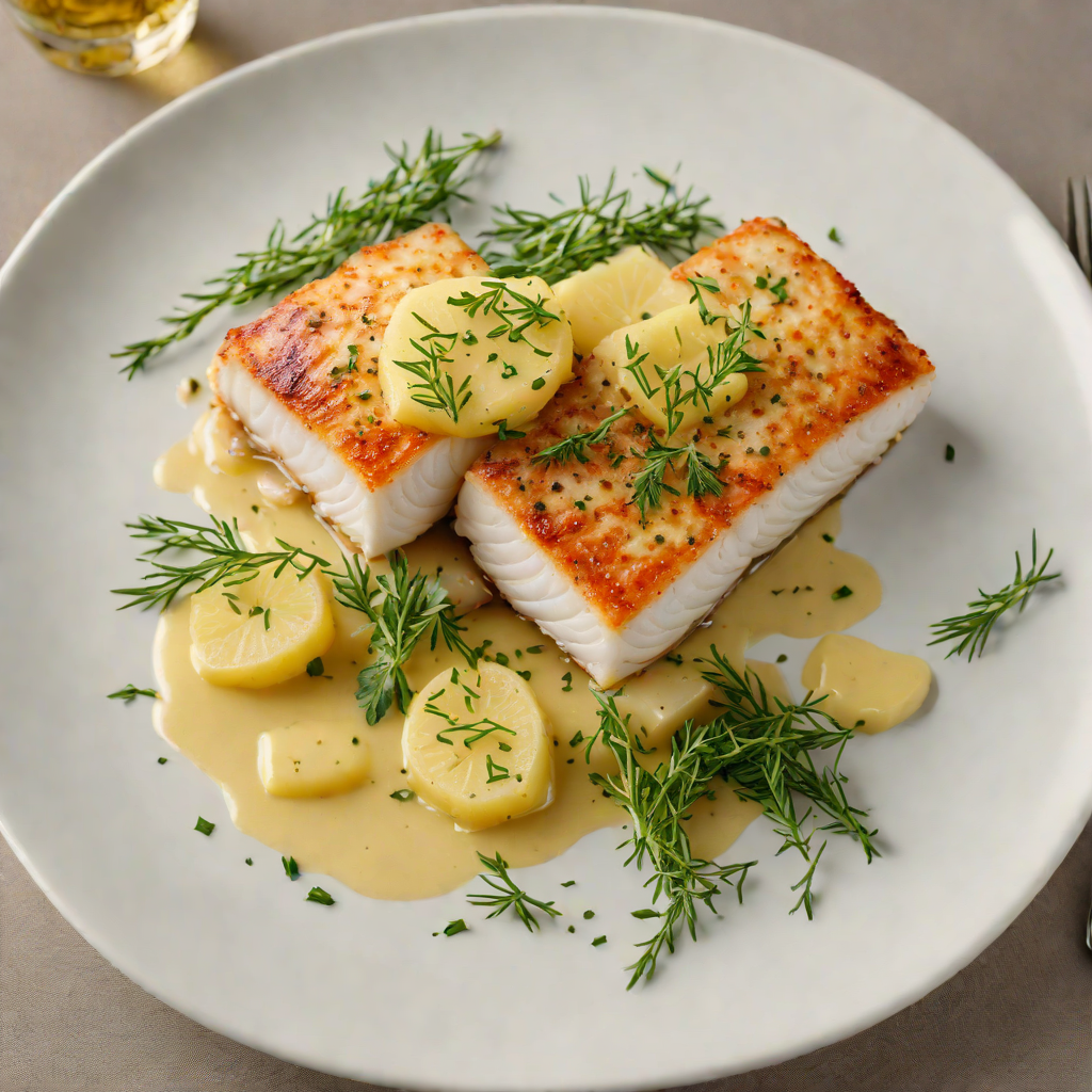 Pan-Seared Cod with Northern Herb Butter