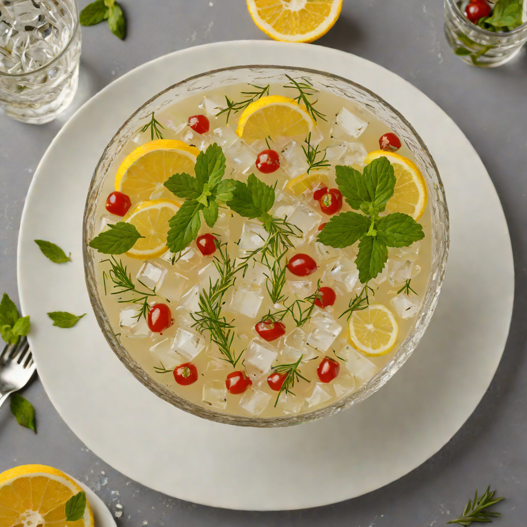 Mediterranean Herb-Infused Vodka Cooler