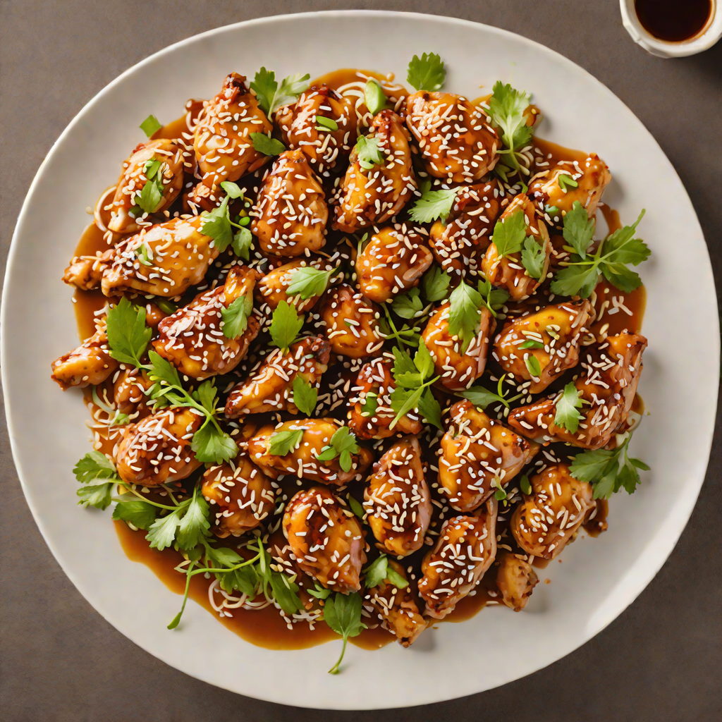 Sautéed Chicken with Honey Garlic and Toasted Sesame