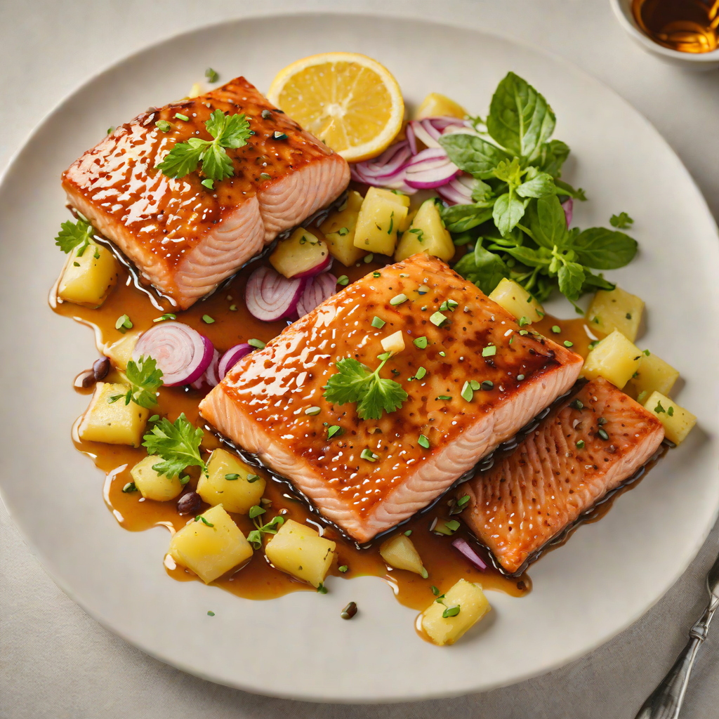 Soulful Jazz-Inspired Honey Glazed Salmon
