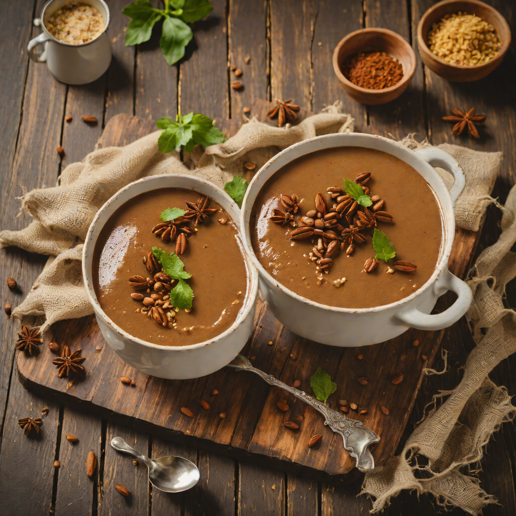 Ethiopian-Inspired Spiced Coffee Pudding