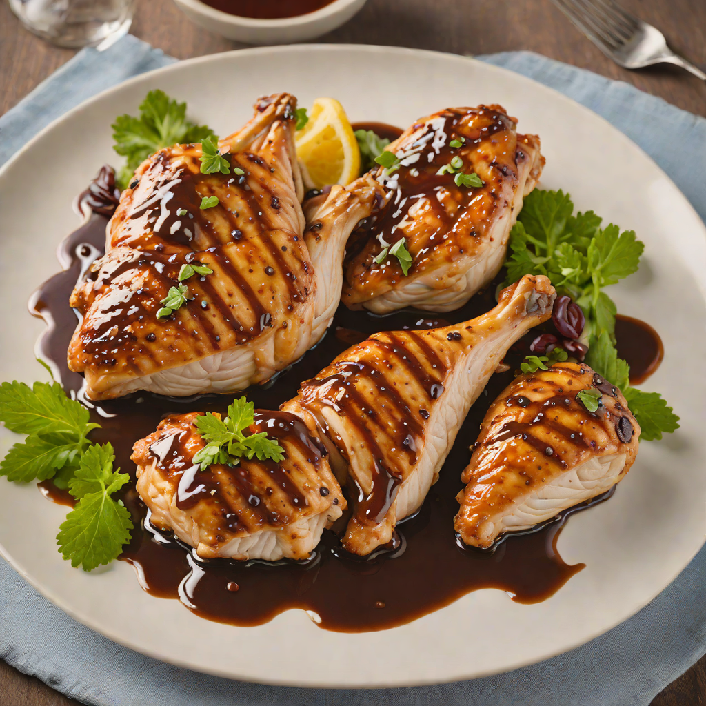 Pan-Seared Chicken with Saginaw Maple-Balsamic Glaze