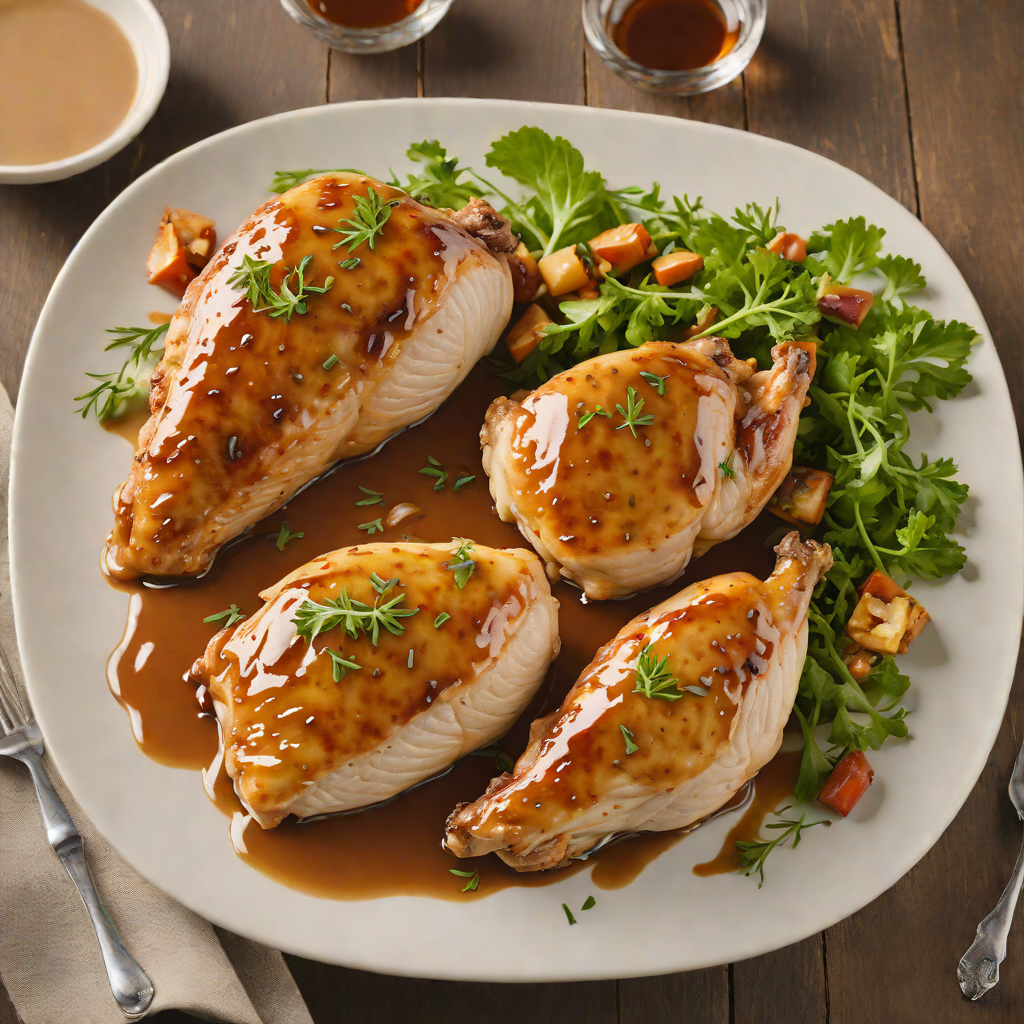 Pan-Seared Chicken with Saginaw Maple Glaze