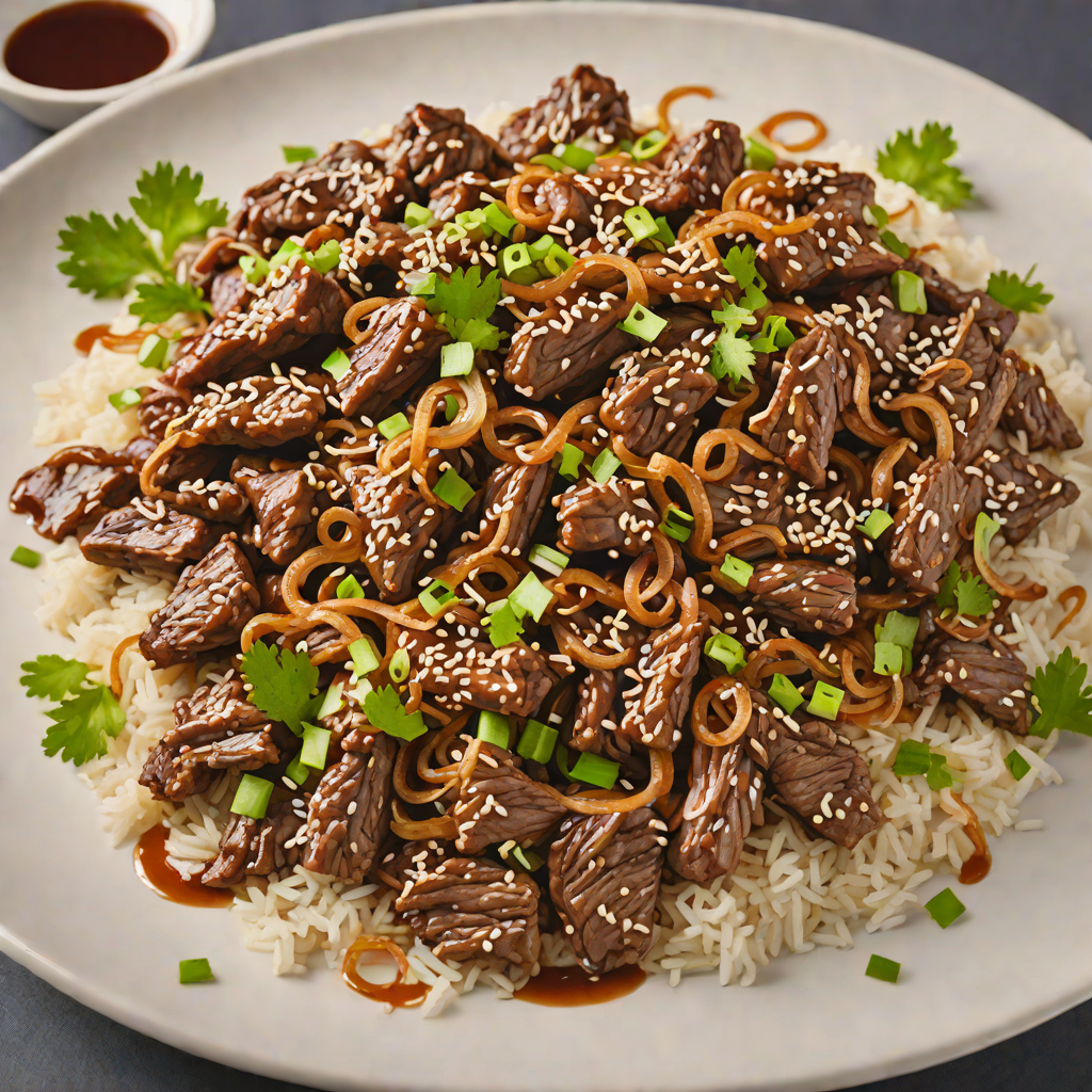 Sautéed Beef Bulgogi with Caramelized Onions and Sesame