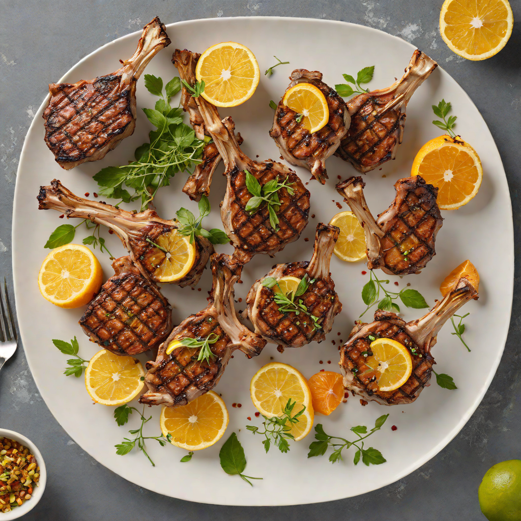 Secret Citrus and Herb Marinated Grilled Lamb Chops