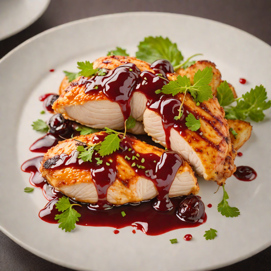 Pan-Seared Chicken with Michigan Cherry Glaze