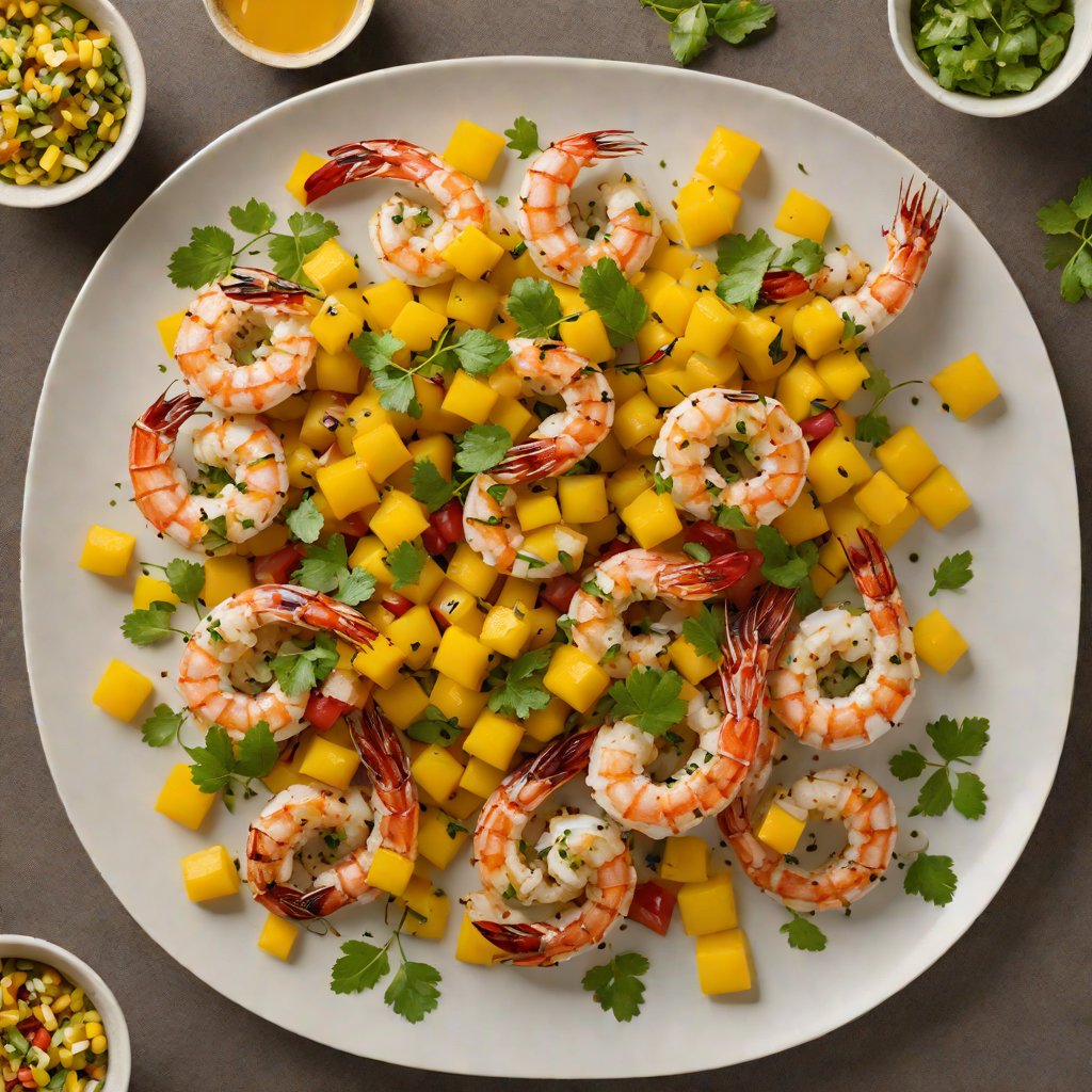 Citrus-Marinated Grilled Shrimp with Mango Salsa