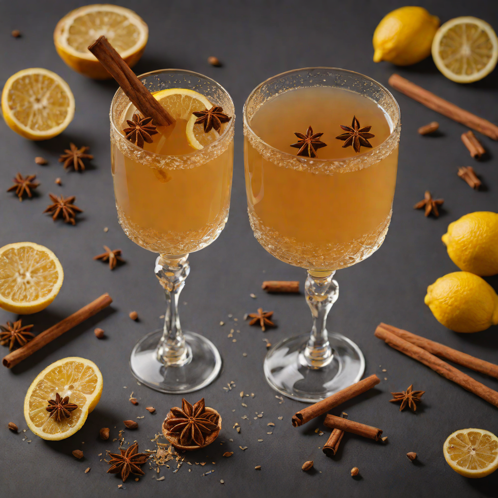 Spiced Honey-Lemon Herbal Tea with Cinnamon and Clove