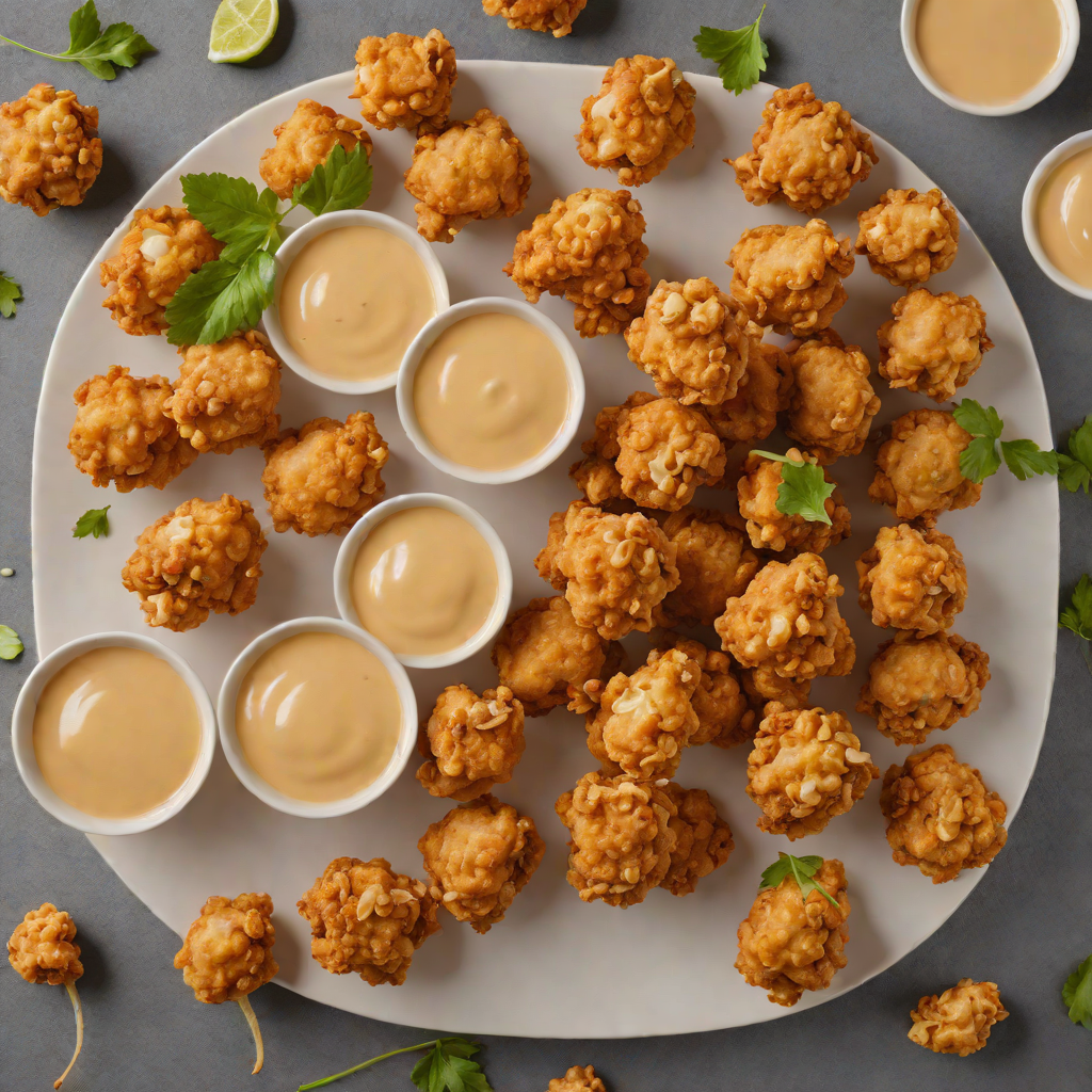 IMAX-Inspired Popcorn Chicken Bites with Spicy Aioli