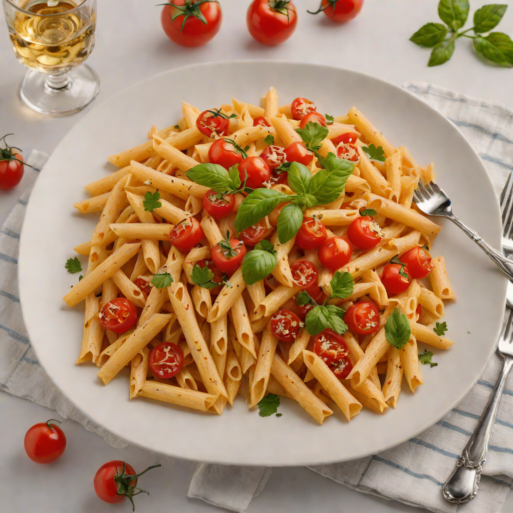 Vodka-Infused Penne with Cherry Tomato Sauce