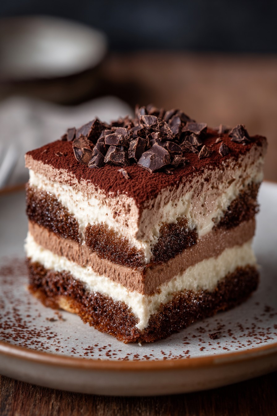 Authentic Chocolate Tiramisu