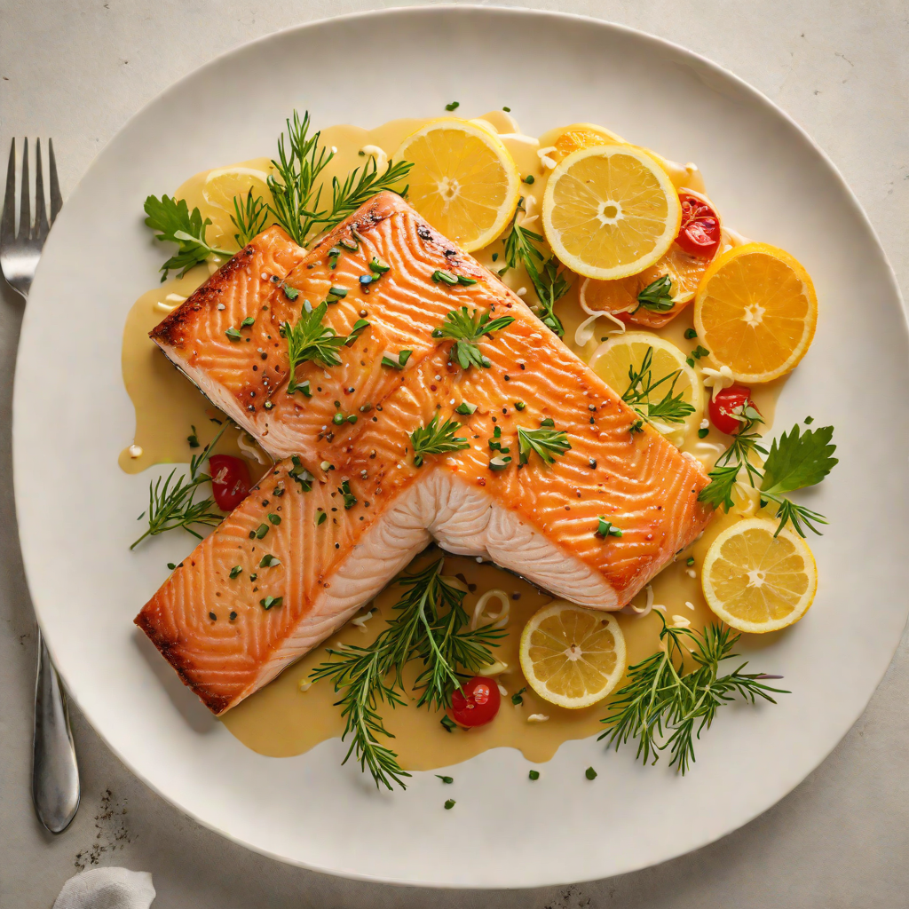 Pan-Seared Salmon with Citrus-Butter Glaze