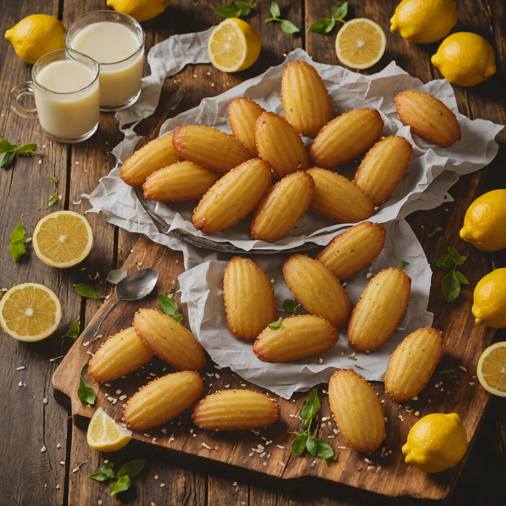 French Lemon-Glazed Madeleines