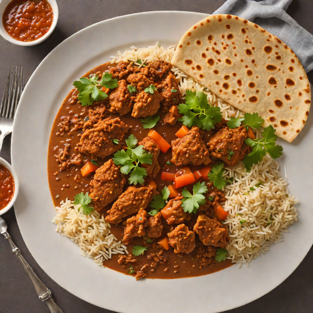 Slow-Simmered Berbere Chicken with Injera-Inspired Flatbread