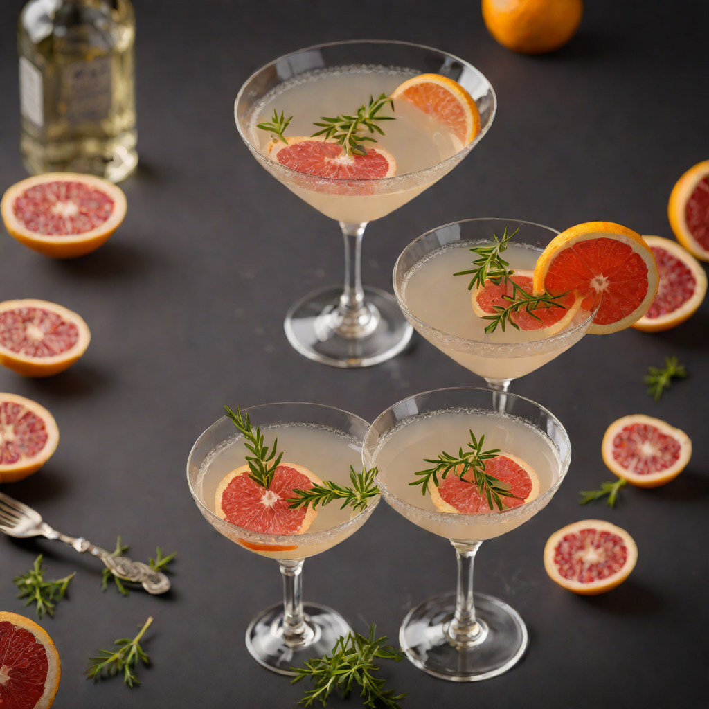 Grapefruit Thyme Gin Martini