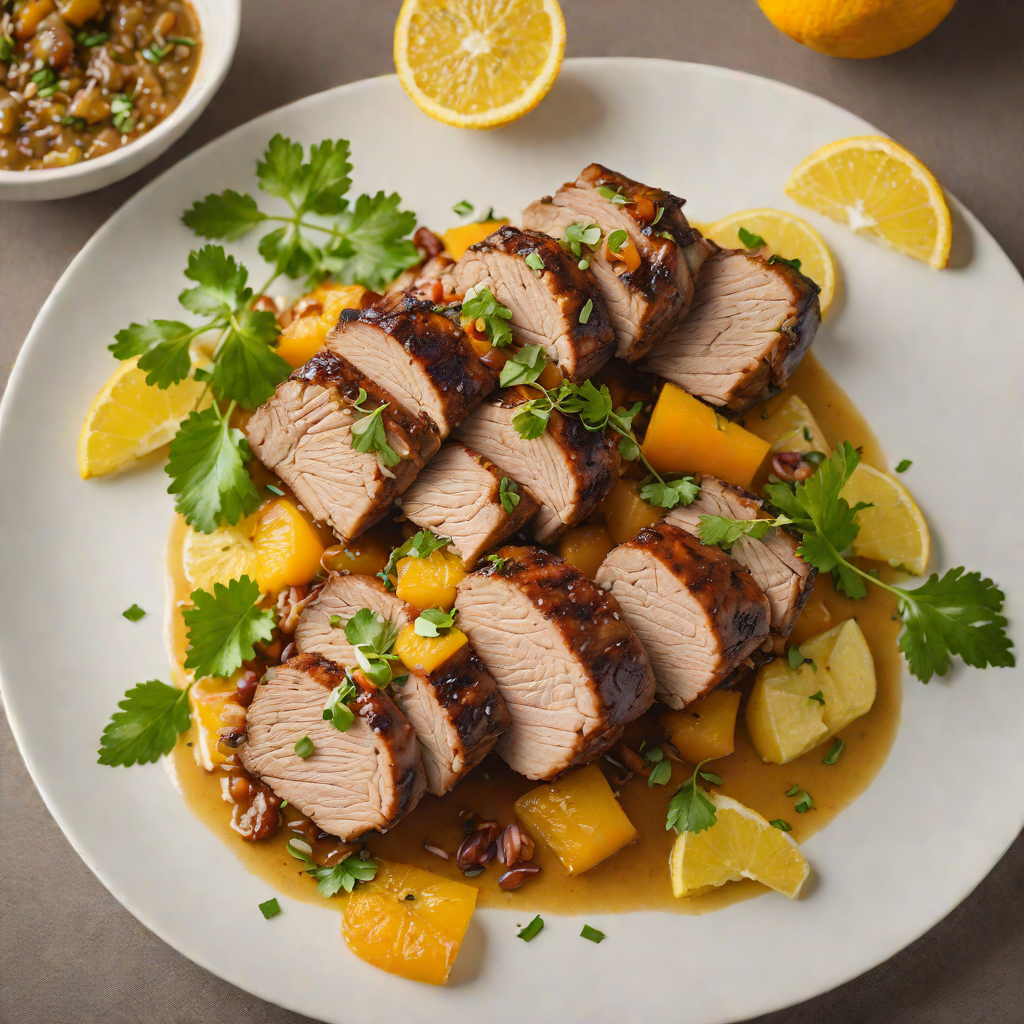 Caribbean-Style Slow Braised Pork with Citrus Mojo
