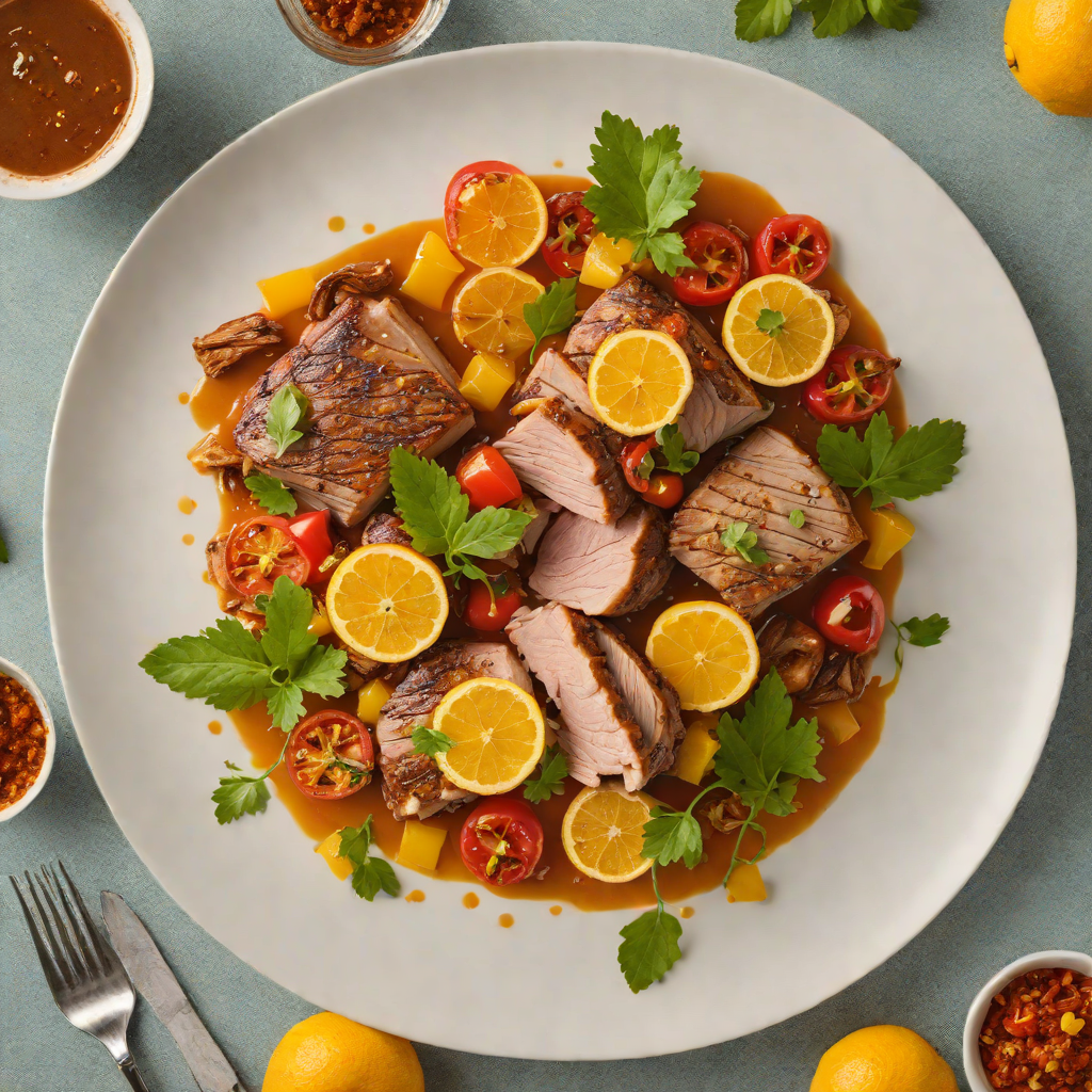 Slow-Cooked Caribbean Pork with Citrus and Scotch Bonnet