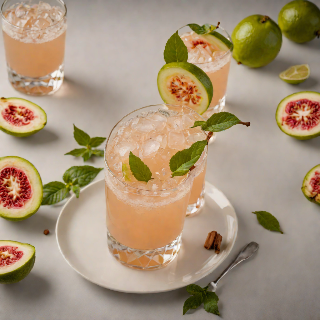 Spiced Guava Rum Fizz