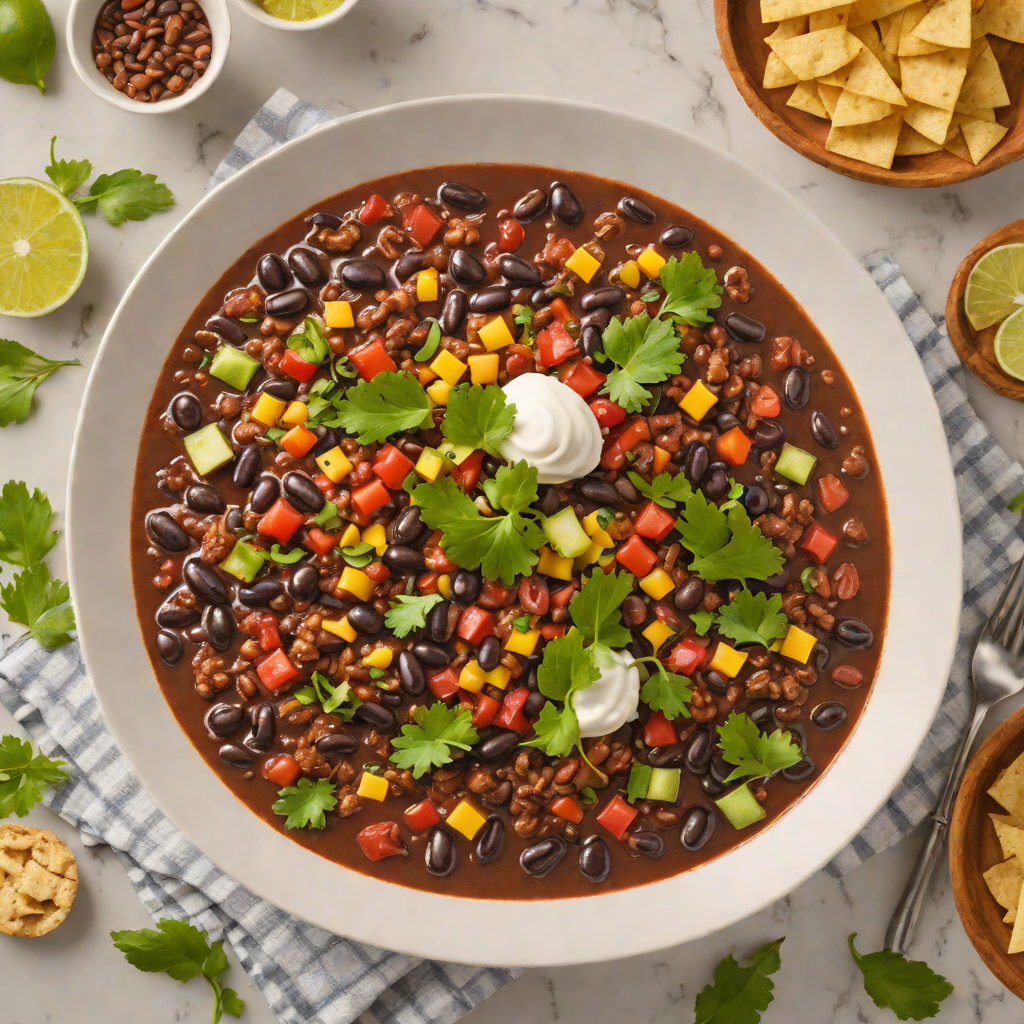 Jazz-Inspired Spiced Black Bean Chili
