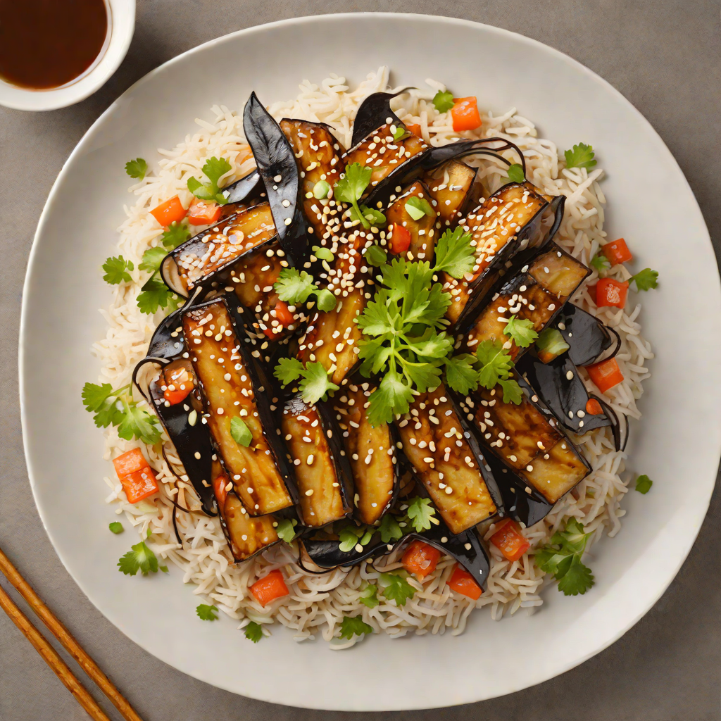 Soulful Miso-Glazed Eggplant Donburi