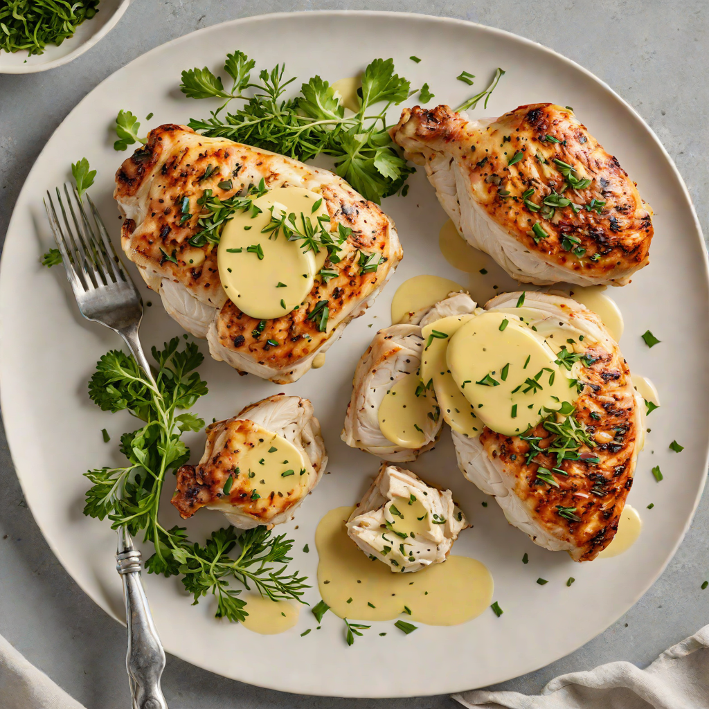Pan-Seared Chicken with Garlic Herb Butter
