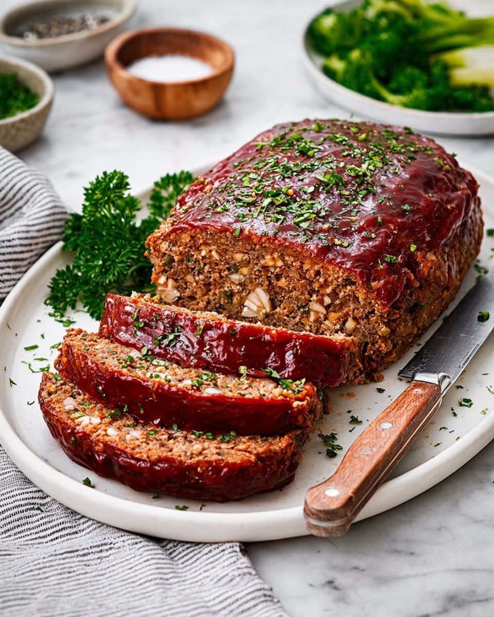 Garlic Herb Meatloaf