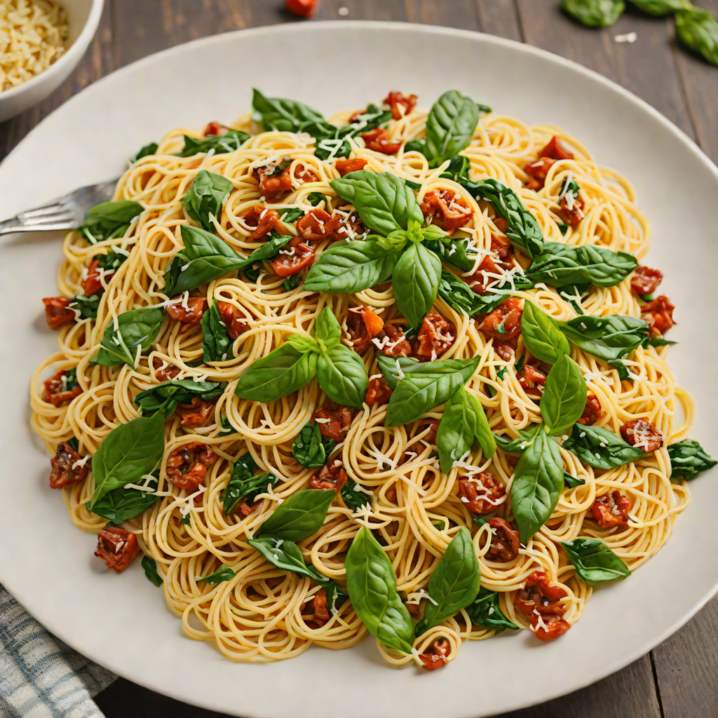 One-Pot Spaghetti with Spinach and Sun-Dried Tomatoes