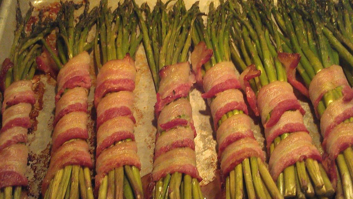 Crispy Bacon-Wrapped Parmesan Asparagus