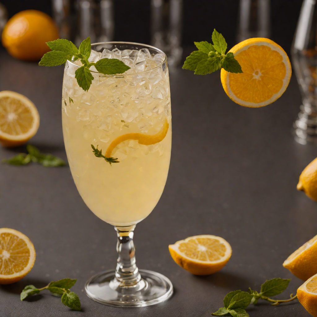Citrus-Spiced Gin Blossom Fizz