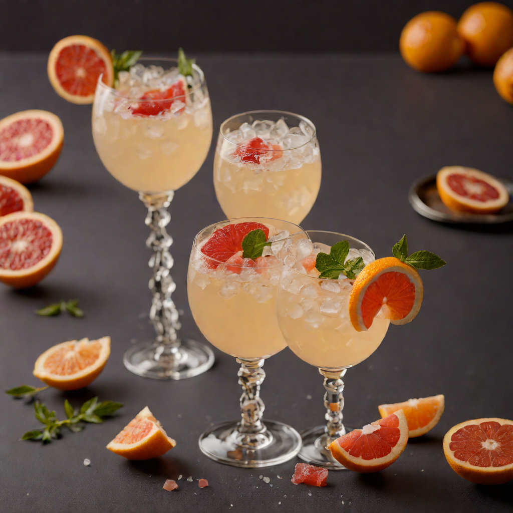 Tart Grapefruit Gin Fizz