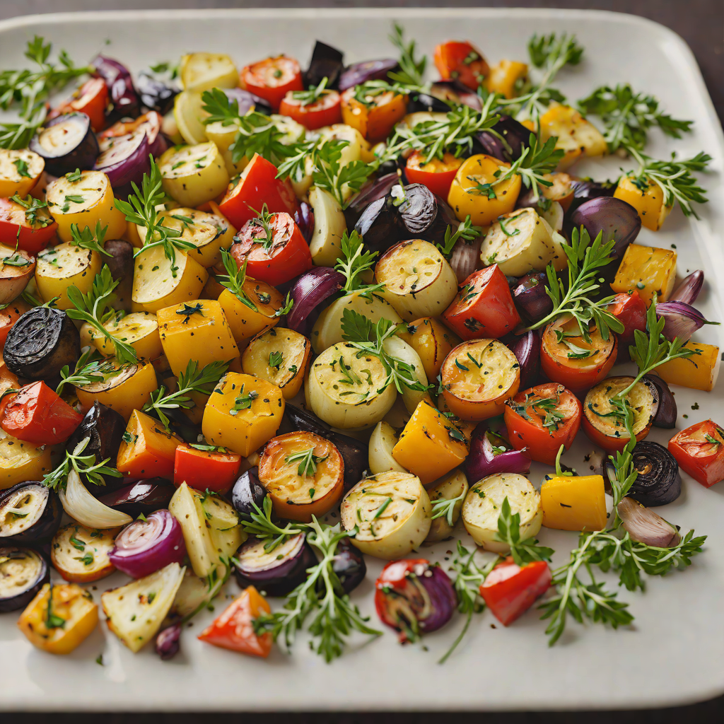 Sheet Pan Herb-Roasted Vegetables with Garlic