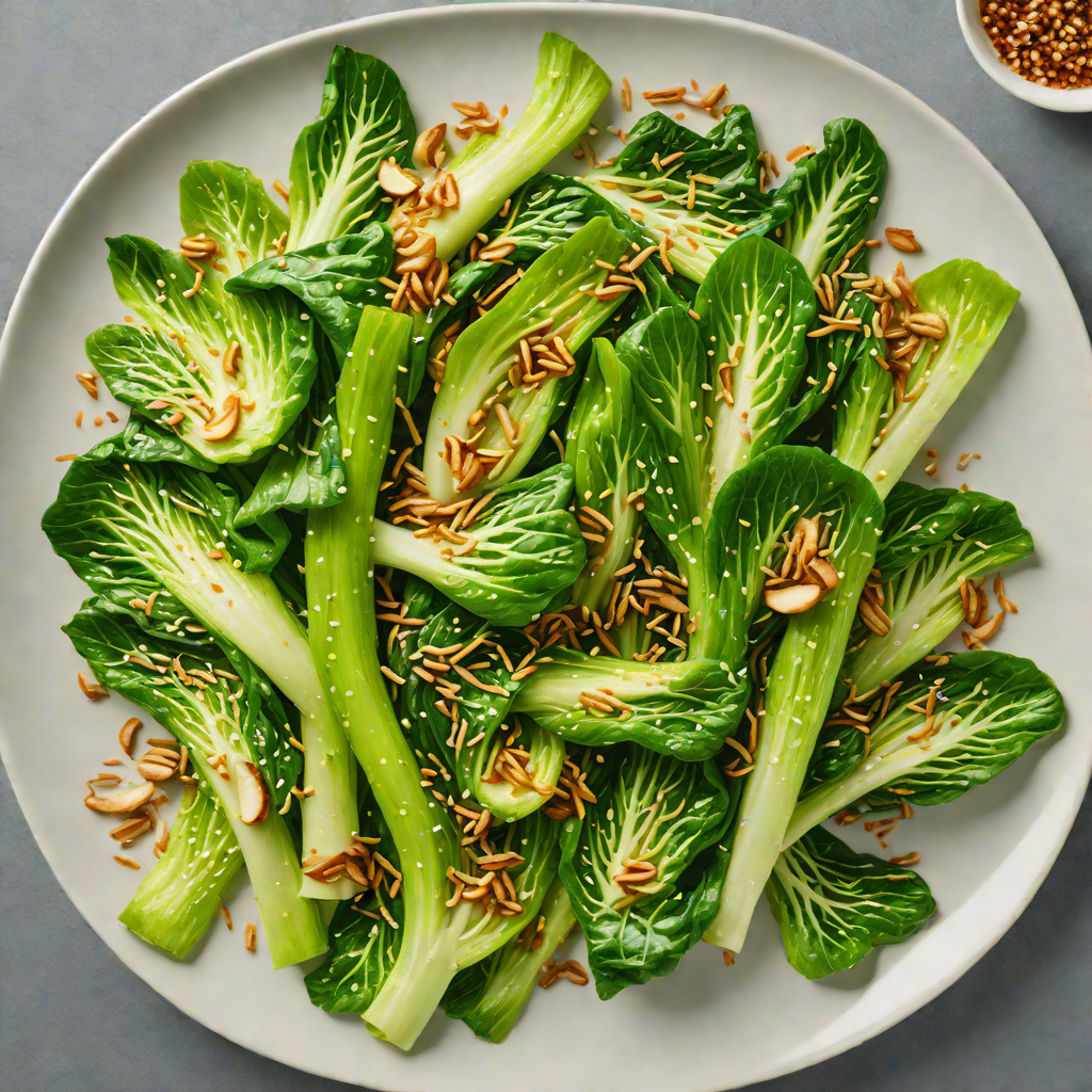 Sautéed Garlic Bok Choy with Sesame