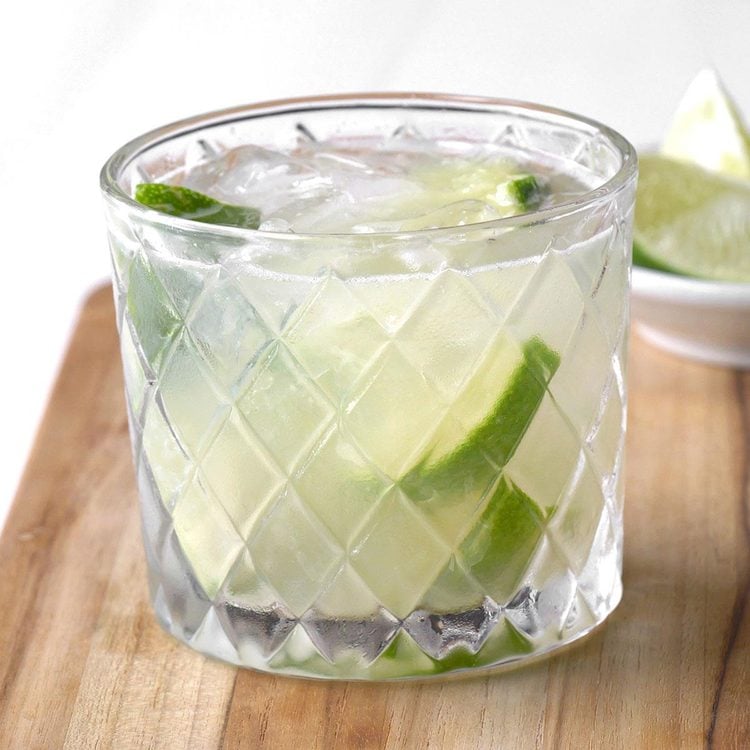 Tropical Rum and Pineapple Caipirinha
