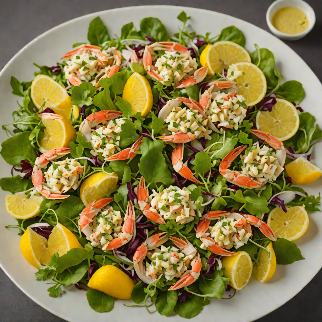 Oregon Coast Dungeness Crab Salad with Citrus Vinaigrette