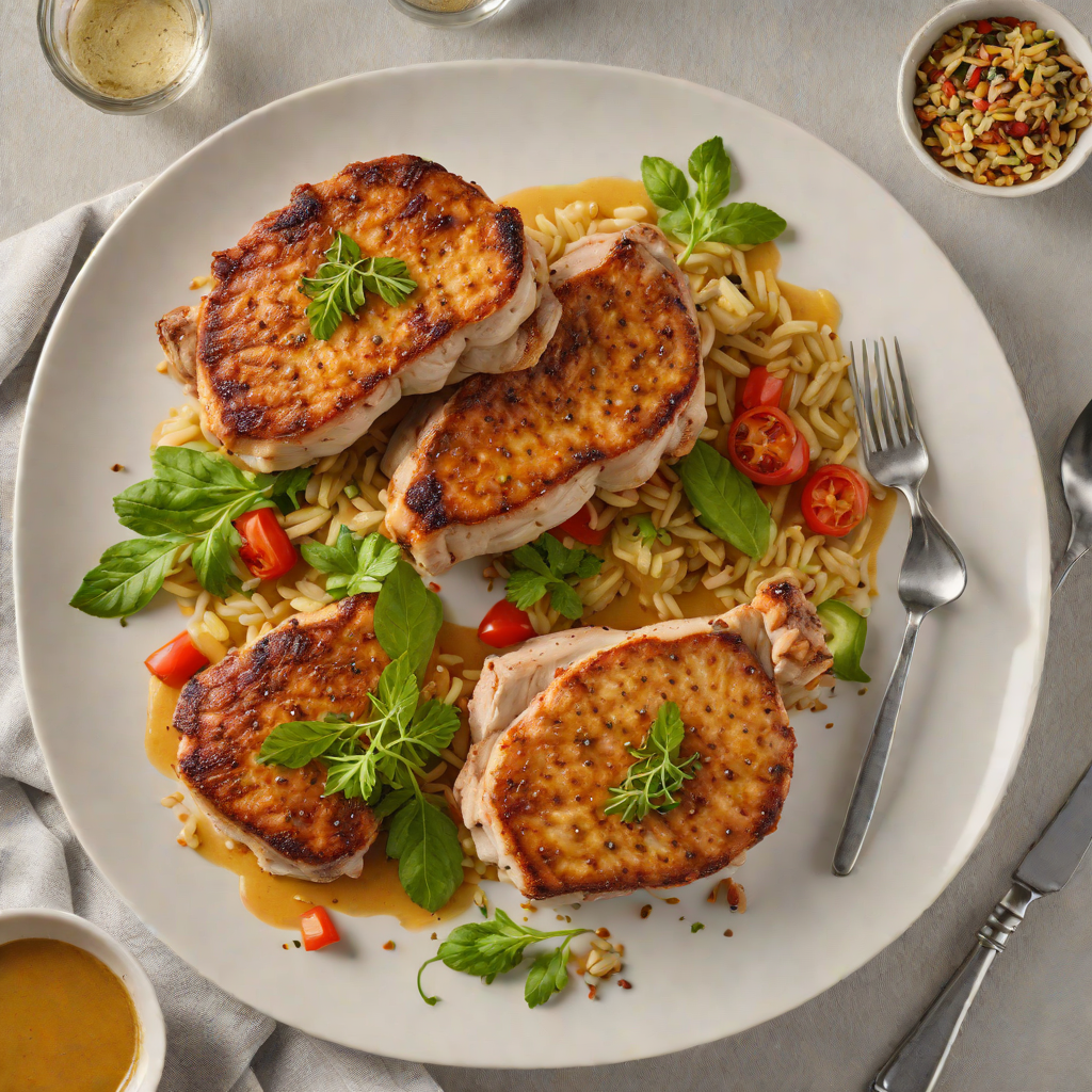 Pan-Seared Pork Chops with Mobile-Style Creole Spice