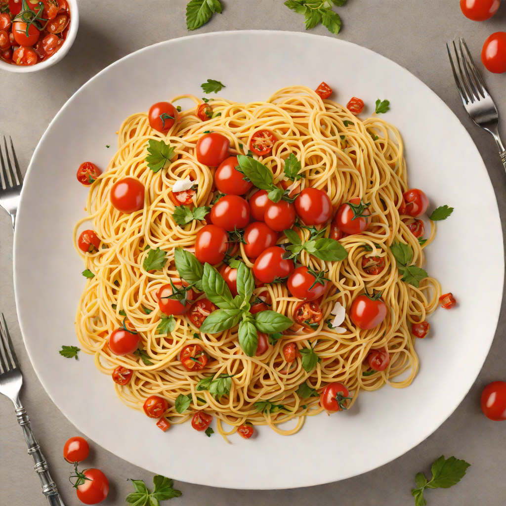 One-Pot Spaghetti with Garlic, Chili, and Cherry Tomatoes