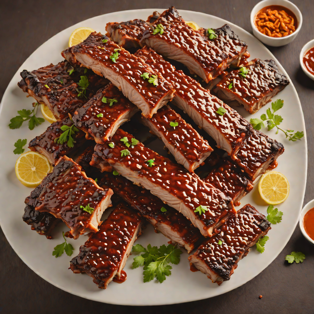 Smoked Paprika-Rubbed BBQ Pork Ribs