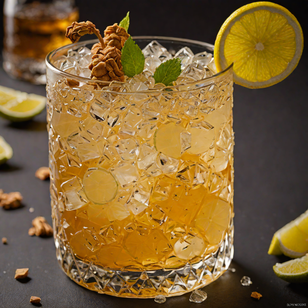Ginger-Infused Spiced Rum Cooler