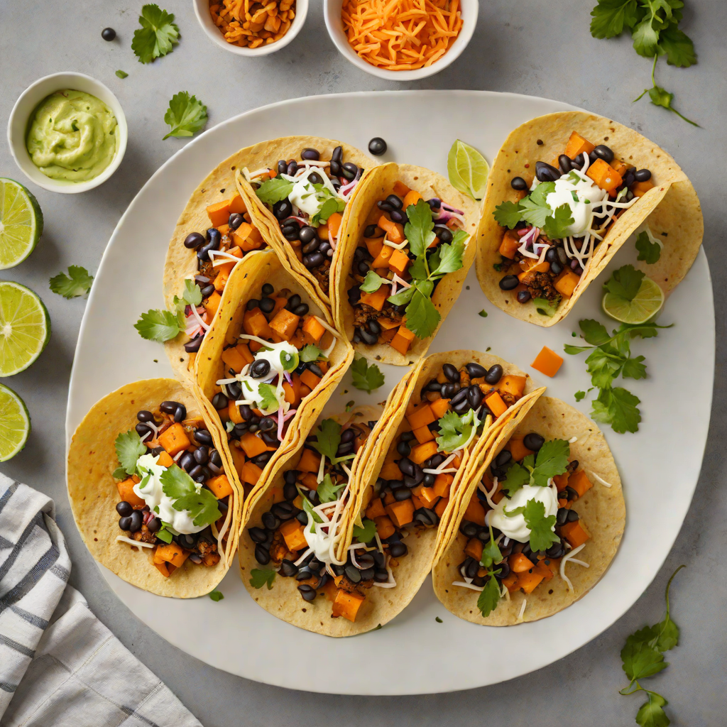 Digital Detox Sweet Potato and Black Bean Tacos