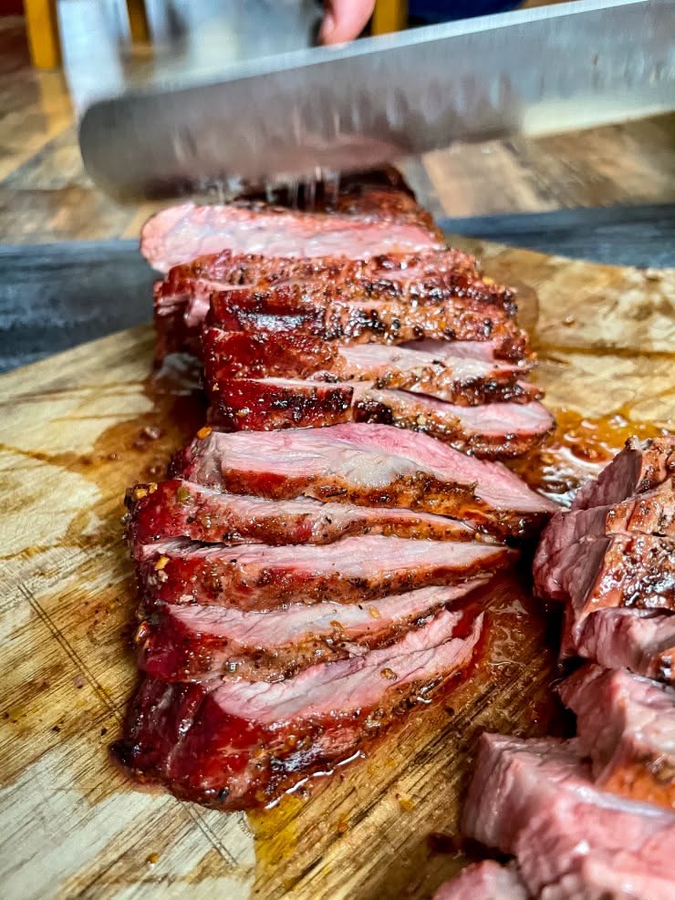 Grilled BBQ Tri-Tip with Raider-Style Dry Rub