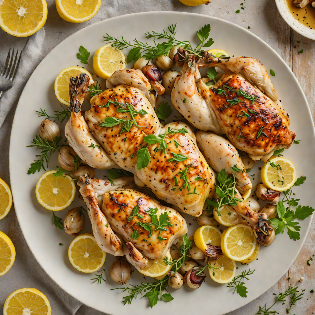 One-Pan Roasted Lemon Garlic Chicken with Herbs