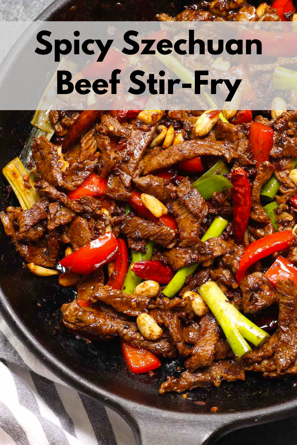 Szechuan Stir-Fried Beef with Chili Garlic Sauce