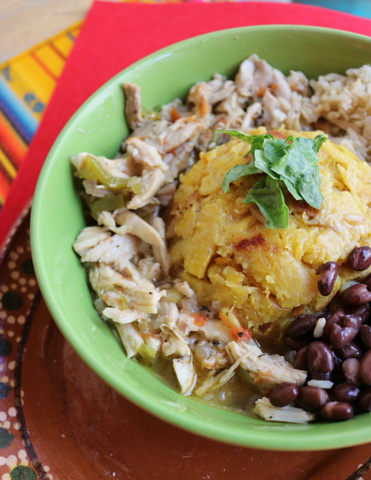 Mofongo con Pollo