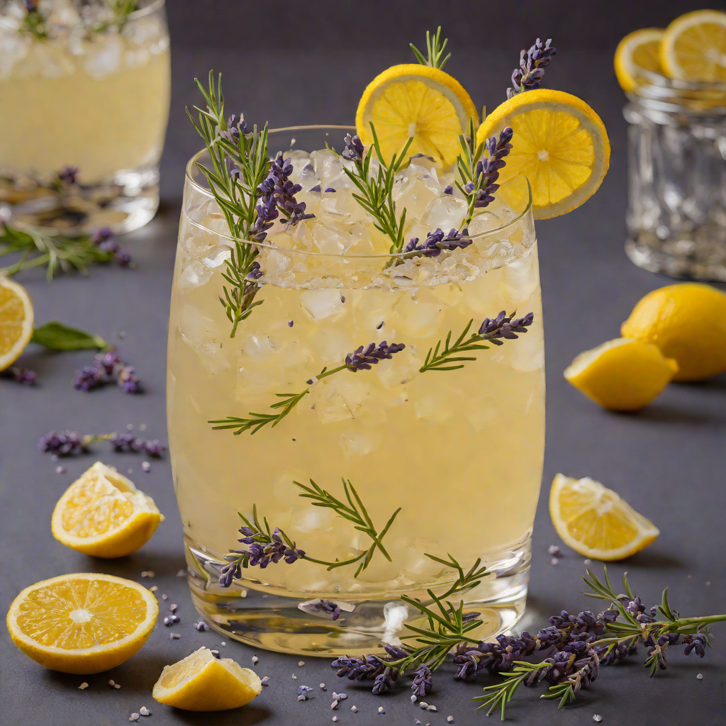 Honey-Lavender Lemonade Cooler