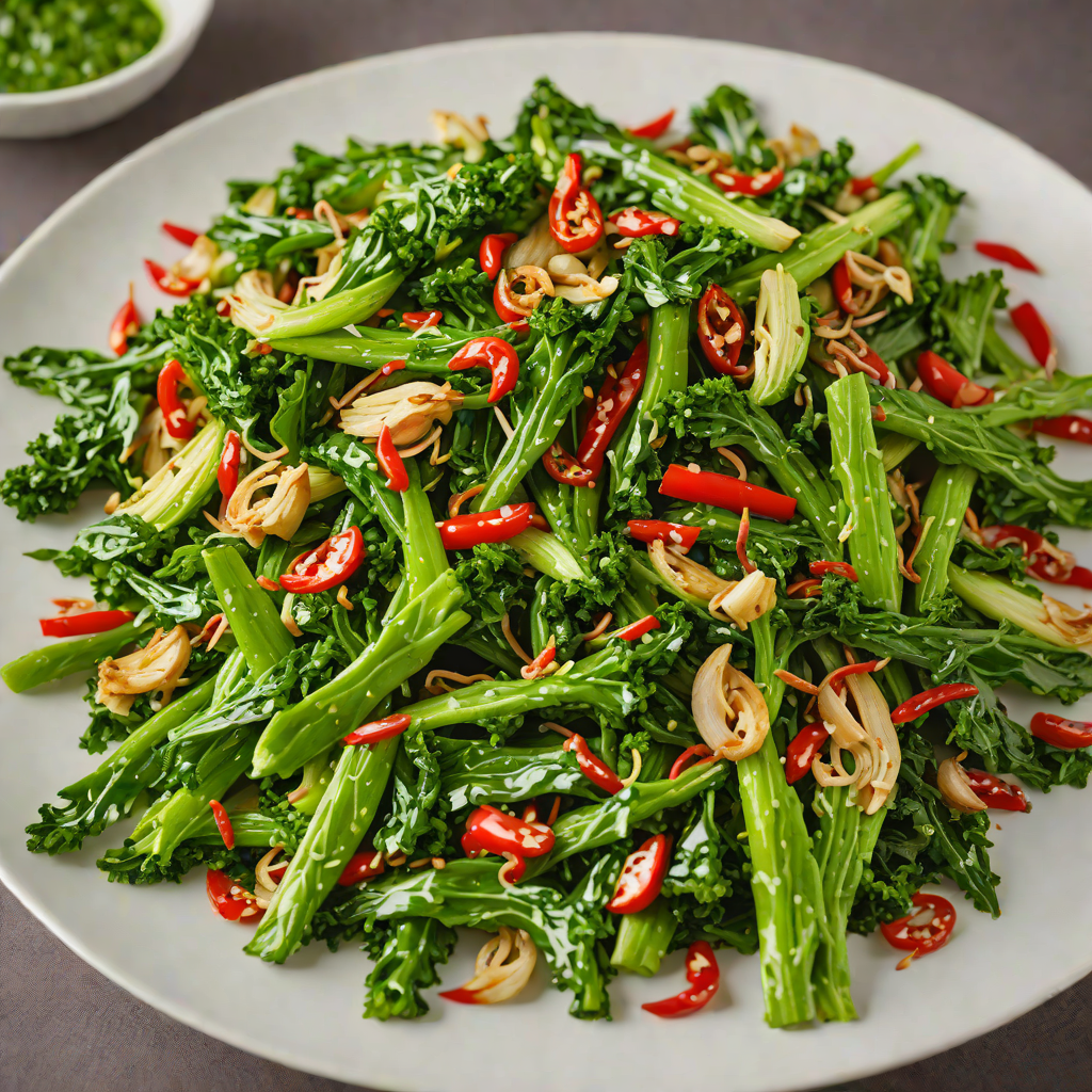 Garlic and Chili Stir-Fried Greens for Immune Boosting