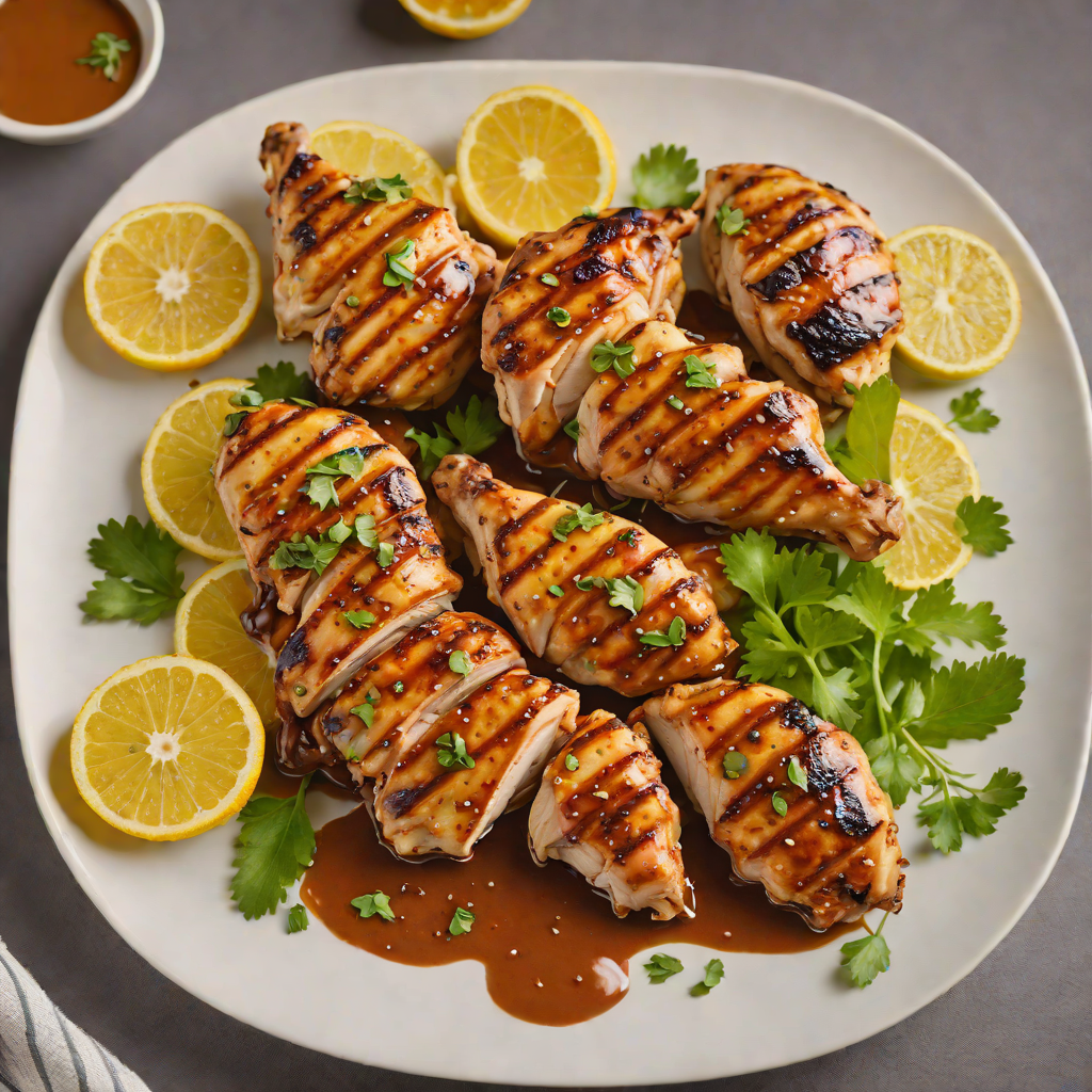 Citrus-Marinated Grilled Chicken with Puerto Rican Mojo Sauce
