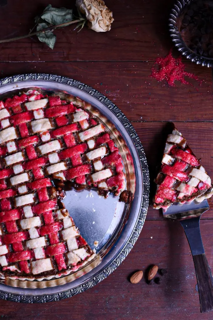 Wizard of Oz-Inspired Chocolate Almond Tart